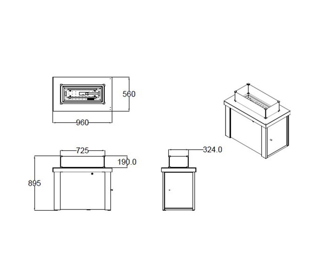 Lhotse 960 GB - Siyah
