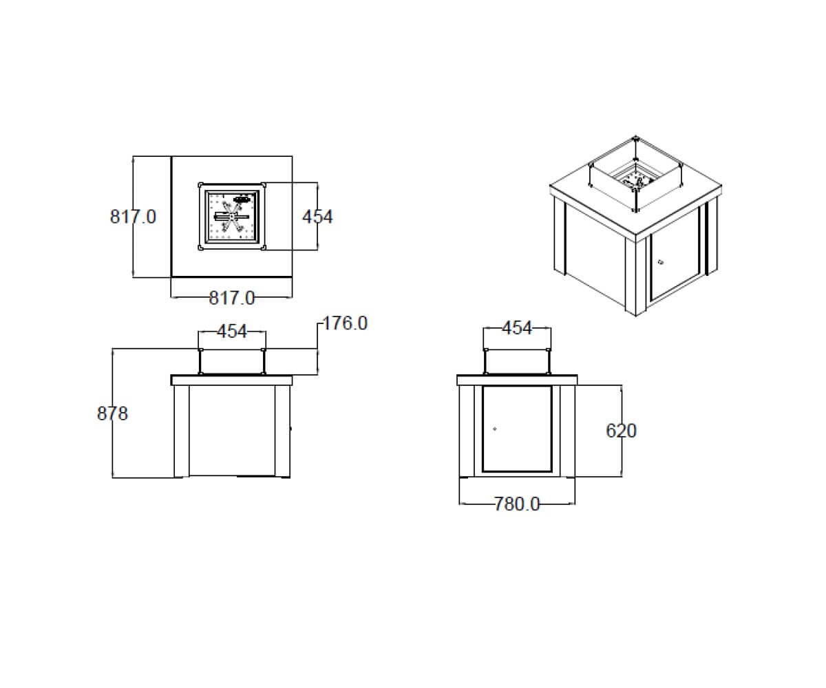 Lhotse 817 GB - Siyah