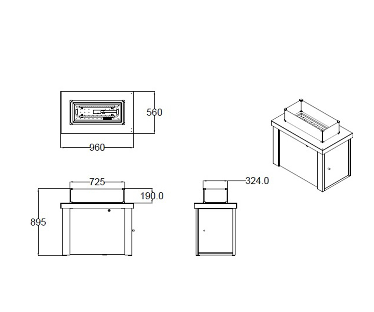 Lhotse 960 LR - Siyah