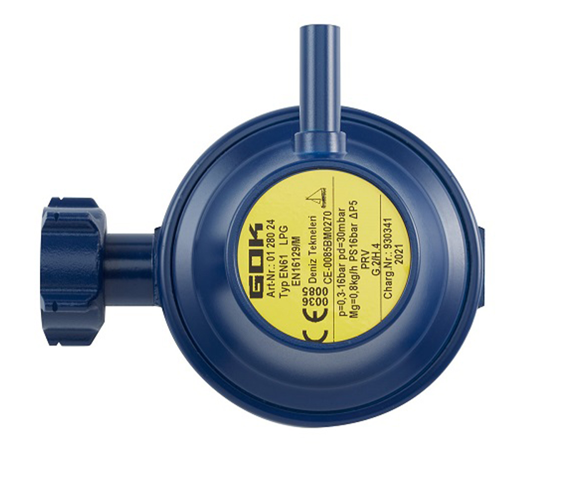 Aygaz Tekne Regülatörü - 90 Derece Dik Çıkışlı